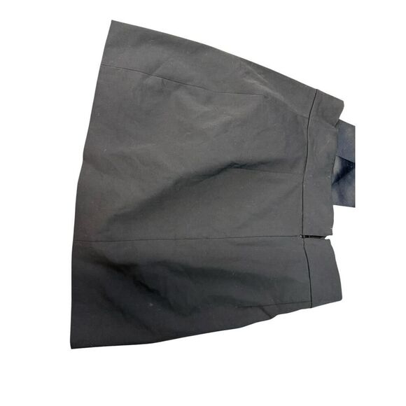 Zara Black Mini Skirt with Rhinestone Buckle & Satin Bow Detail Size L - Picture 5 of 14